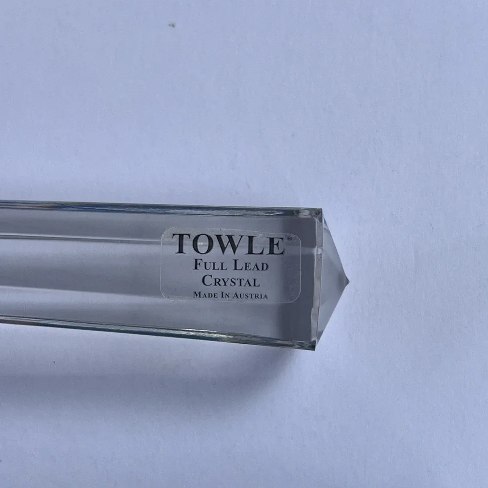 Towle Lead Crystal Serving Spoon 10